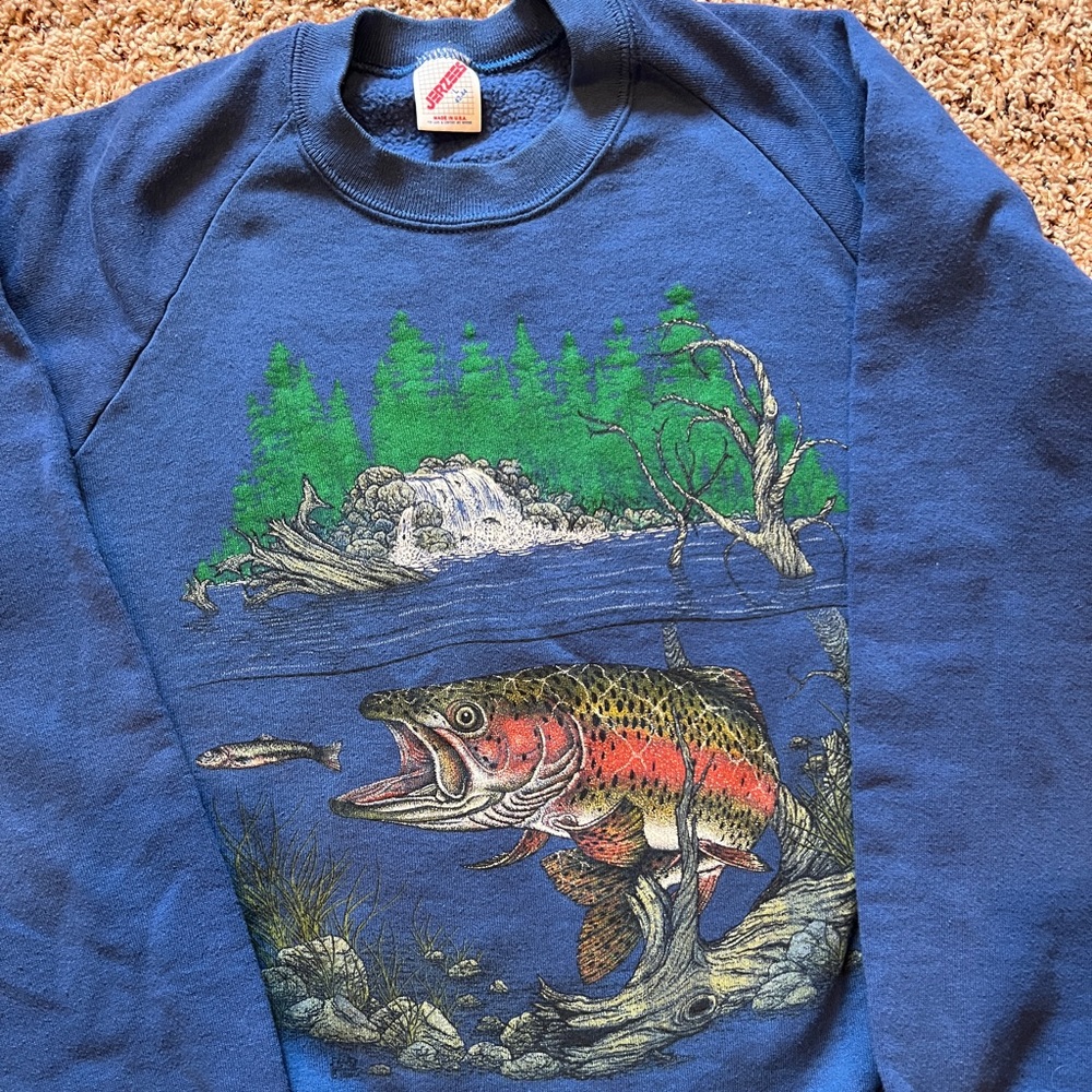 Vintage Sweatshirt Retro Crew Neck